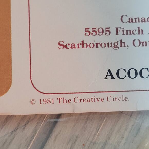 Vintage The Creative Circle Home Sweet Home Crewel Stitchery Embroidery Kit USA - Picture 7 of 10